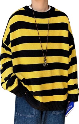 long sleeve striped sweater