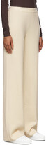 Thumbnail for your product : Loro Piana Off-White Cashmere Lex Lounge Pants