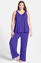 Thumbnail for your product : Midnight by Carole Hochman Crisscross Detail Pajamas