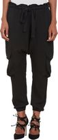 Thumbnail for your product : Ulla Johnson Women's Crepe Drop-Rise "Army" Pants-Black
