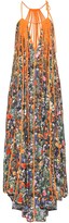 Thumbnail for your product : Stella McCartney Klara floral pleated silk maxi dress