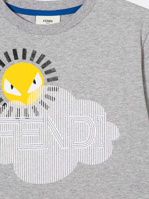 Fendi Kids sun print T-shirt