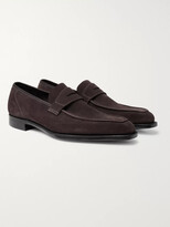 Thumbnail for your product : George Cleverley George Suede Penny Loafers