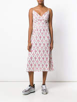 Thumbnail for your product : Prada printed midi slip dress
