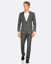 Thumbnail for your product : Oxford Hopkins Wool Suit Trousers Gry X