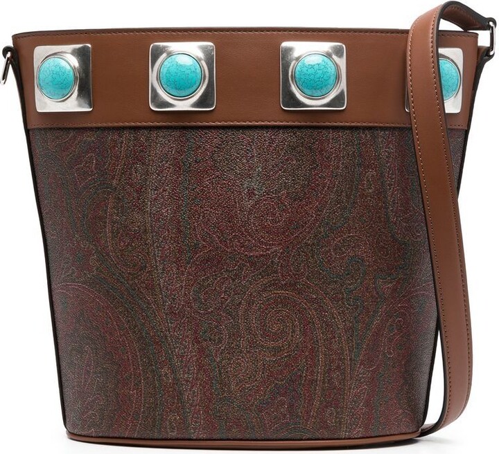 Etro AllOver PaisleyPrint Crossbody Bag ShopStyle