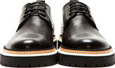 Thumbnail for your product : Ann Demeulemeester Black Leather Heavy Sole Derbys