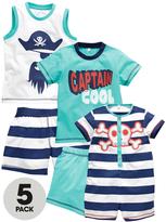 Thumbnail for your product : Ladybird Boys Captain Pyjama Set (5 Piece)