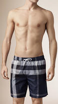 Thumbnail for your product : Burberry Check Swim Shorts