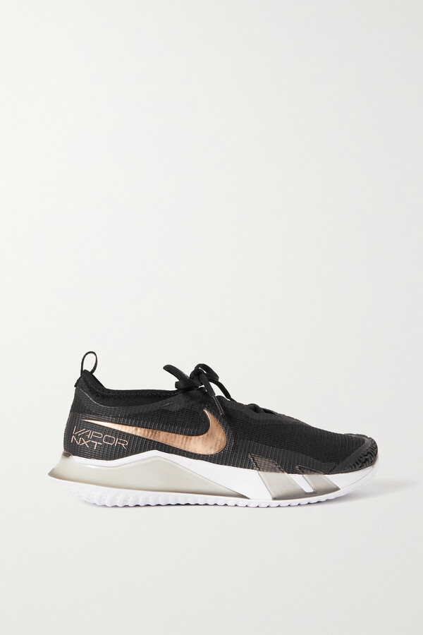 nike mesh shoes black