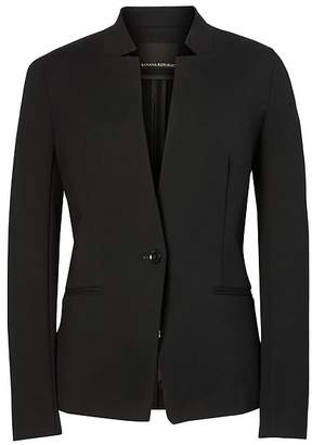 Banana Republic Long and Lean-Fit Inverted Collar Ponte Blazer