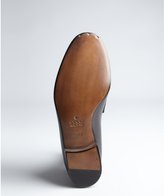 Thumbnail for your product : Gucci Black Leather Webstripe Horsebit Loafers