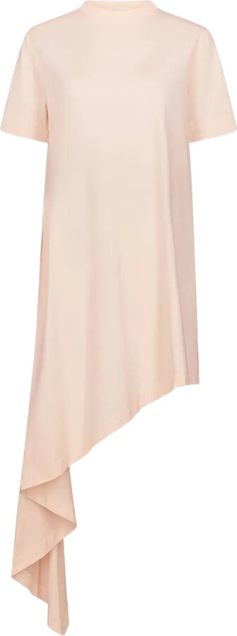 LouLou de Saison Igari asymmetric pleated T-shirt dress