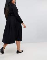Thumbnail for your product : ASOS Curve Design Curve Midi Skirt With Box Pleats