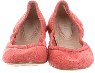 Bloch Suede Perforated Flats