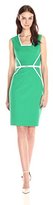Thumbnail for your product : Calvin Klein Women's Color-Block Belted Dress