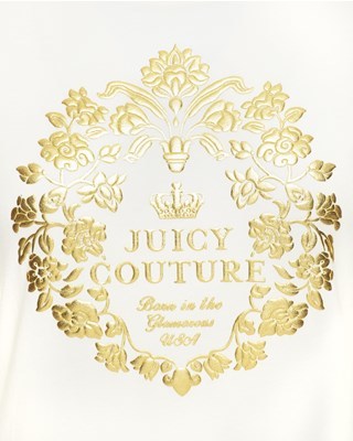 Juicy Couture Logo Fleur Couture Short Sleeve Tee