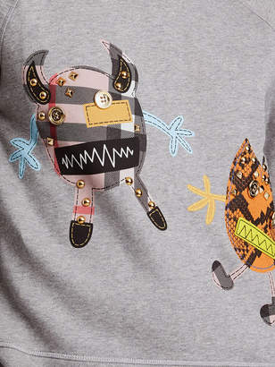Burberry creature motif jersey sweatshirt