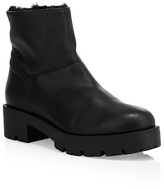 Thumbnail for your product : Aquatalia Jayla Faux Fur-Lined Leather Combat Boots