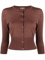 Thumbnail for your product : N.Peal Cropped Cashmere Cardigan