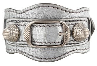 Balenciaga Giant Arena Leather Bracelet