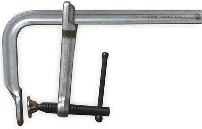 Westward L-Clamp, Economy, 8 In, 4 3/4 In D