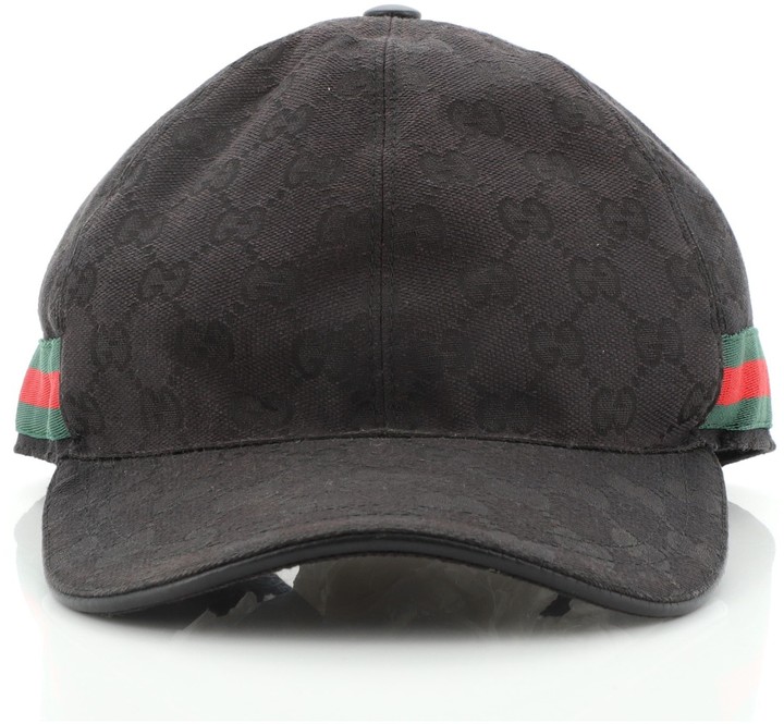 gucci men's gg canvas baseball hat