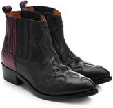 Thumbnail for your product : Golden Goose Two-Tone Leather Cowboy Boots