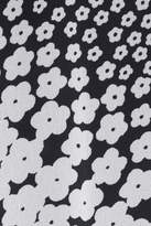Thumbnail for your product : MICHAEL Michael Kors Floral-print Georgette Top - Black