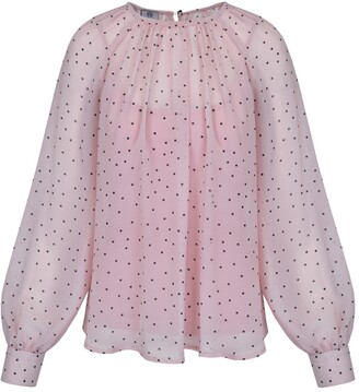 hot pink chiffon shirt