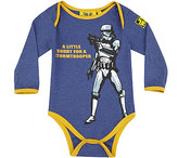Thumbnail for your product : Fabric Flavours Stormtrooper bodygrow 0-18months