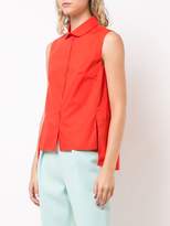 Thumbnail for your product : DELPOZO asymmetrical sleeveless shirt