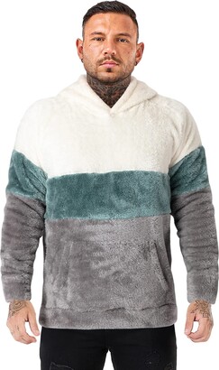 MAGCOMSEN Sherpa Pullover Mens Fleece Jacket Sweaters for Men Fleece  Pullover Sherpa Hoodie Mens Sherpa Jacket Fuzzy Jacket for Men at   Men's Clothing store