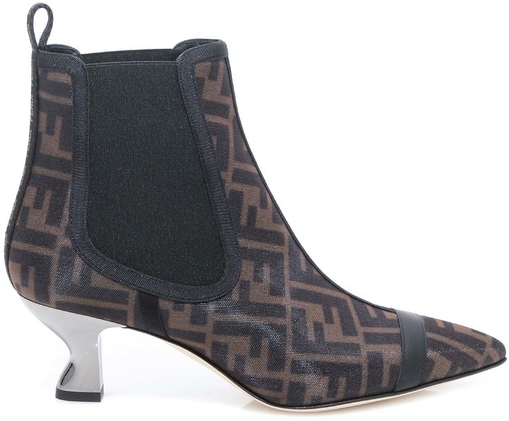 fendi monogram boots