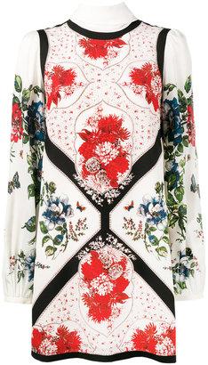 Alexander McQueen floral print mini dress