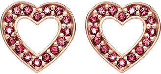 Thomas Sabo Glam & Soul heart 18ct rose gold-plated earrings