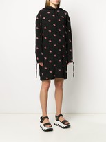 Thumbnail for your product : McQ Bird Print Hoodie Dress