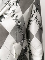 Thumbnail for your product : Thom Browne unconstructed classic SB S/C in classic argyle fun mix animal icon printed silk twill