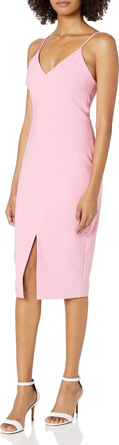 francis split front dress