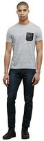Thumbnail for your product : Kenneth Cole T-Shirt With Faux Leather Patch Pocket