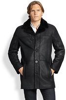 Thumbnail for your product : Andrew Marc New York 713 Andrew Marc Mike Shearling Coat
