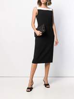 Thumbnail for your product : Givenchy Sleeveless Round Neck Fitted Bicolor Dress
