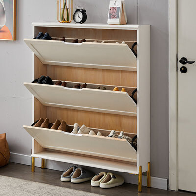 Mercer41 Solid wood Shoe Storage