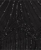 Thumbnail for your product : Pisarro Nights Three-Quarter-Sleeve Illusion Beaded Gown