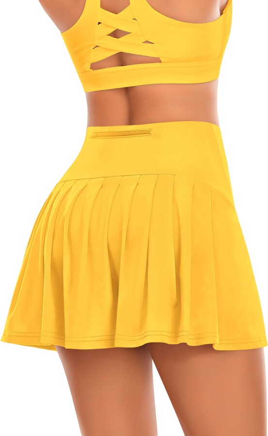 Werena Pleated Tennis Skirt for Women High Waisted Athletic Golf Skorts  Skirts with 4 Pockets Workout Casual Clothes - ShopStyle Shorts