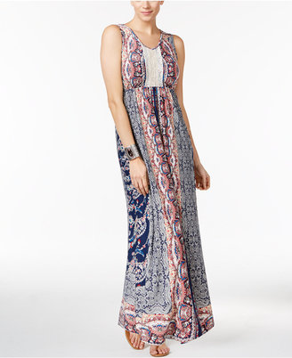 Style&Co. Style & Co Printed Maxi Dress, Created for Macy's