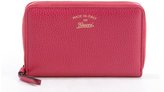 Thumbnail for your product : Gucci fuchsia leather 'Swing' zip medium wallet