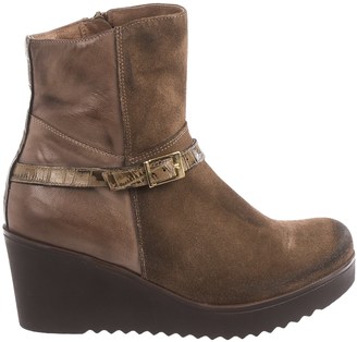 Eric Michael Evelyn Wedge Ankle Boots - Leather (For Women)