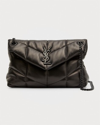 Saint Laurent Lou Puffer Small Shoulder Bag in Quilted Leather