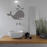 Thumbnail for your product : Mirrorin Whale Bathroom Vinyl Wall Sticker